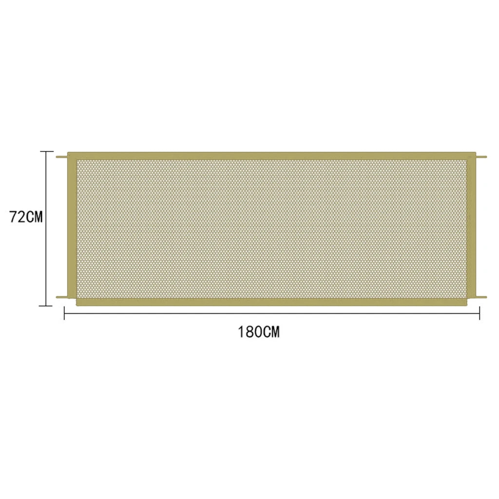 Ingenious Mesh Dog Fence for Indoor Outdoor Tall Pet Dog Gate Retractable Safety Guard Foldable Toddler Stair Gate Isolation