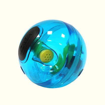 CAITEC Dog Toys Giggle Treat Dispensing Ball Make Funny Sounds Hard Ball Durable Foraging and Chewing Pet Toys Bite Resistant