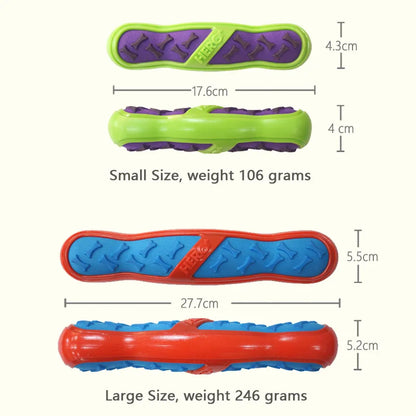 CAITEC Dog Toys Squeaking Stick and Bone Floatable Springy Suitable for Tossing and Chasing Soft