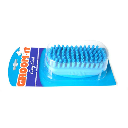 CAITEC Dog Product Curry Comb Bath Brush Grooming Interactive with your Dogs Allow for Deep Clean