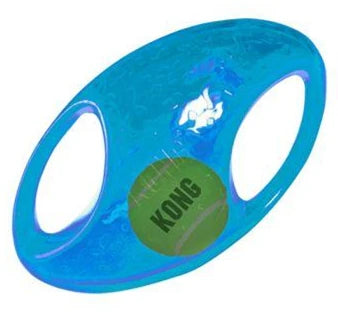 M/L Size KONG Jumbler Ball/Football Dog Toy, Color Varies