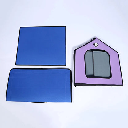 Waterproof Outdoor Dog Kennel – Chew-Proof, Soft, Portable Bed