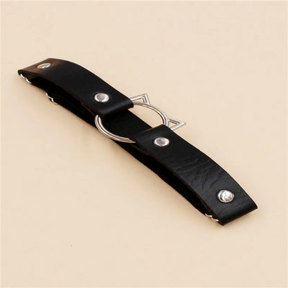 2022 Fashion Womens Sexy Elasticity Harness Heart Leg Chain Garter Belts Cosplay Spike High Quality Elastic Thigh Ring Garter