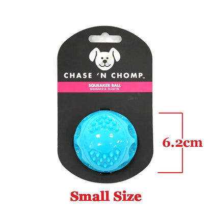 Caitec Dog Toys Squeaking Bouncing Ball Durable Floatable Springy Pet Toys Squeaky Ball Bite Resistant