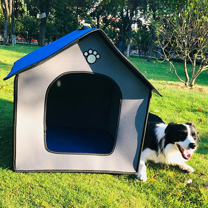 Waterproof Outdoor Dog Kennel – Chew-Proof, Soft, Portable Bed