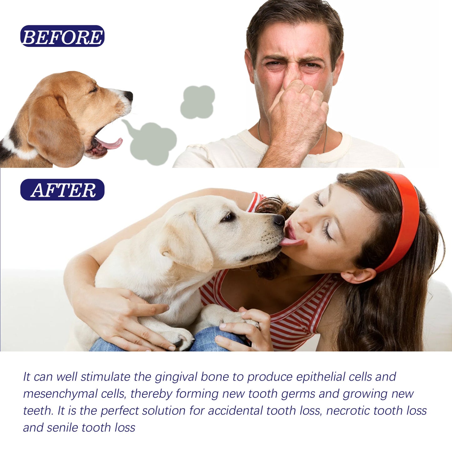 Pet Teeth Toothpaste V34 Deep Cleaning Teeth Mouth Deodorant Reduce Plaque Stain Dental Calculus Fresh Breath Pet Oral Care