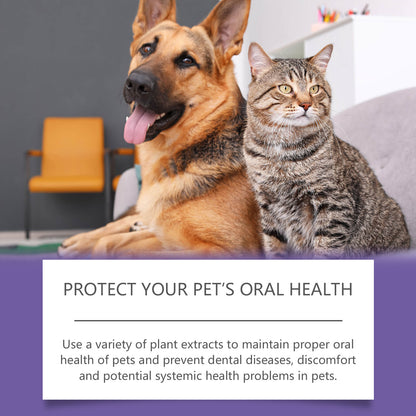 2pcs 3ml Pet Teeth Cleaning Gel Fresh Breath Tooth Whitening Toothbrush Tartar Removal Oral Care Teeth Repairing Dog Dental Pen