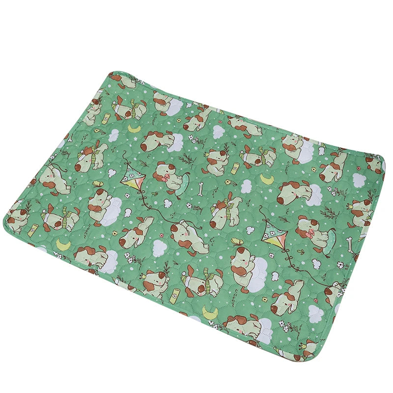 Washable Pet Pee Pad Pet Diaper Mat Reusable Mats for Dogs Dog Bed Urine Washable Dog Training Pad Four Seasons Pet Mat Urine