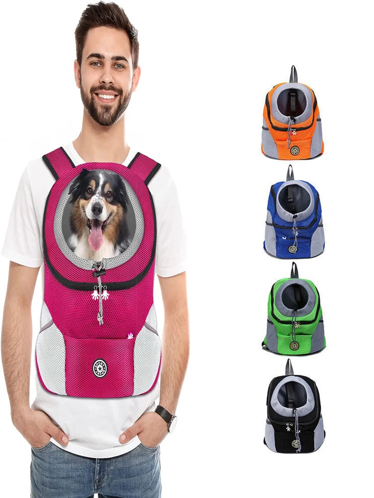 Pet Dog Carrier Bag Puppy Carriers Backpack For Dogs Travel Breathable Dog Bag Outdoor Dog Carrier Bag Pet Carrying Supplies