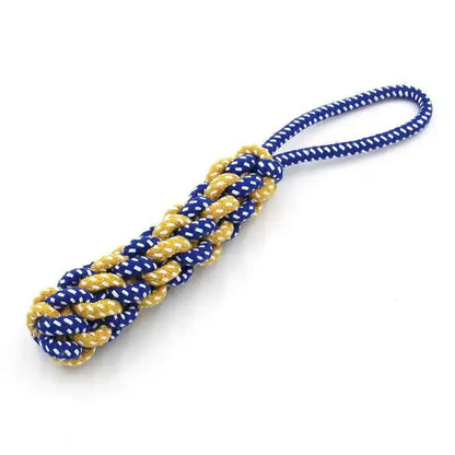 Dog Toy Teeth Chew Carrot Knot Rope Ball Braided Cotton Rope Interactive Toys Training Durable Bite Resistant Puppy Pet Supplies
