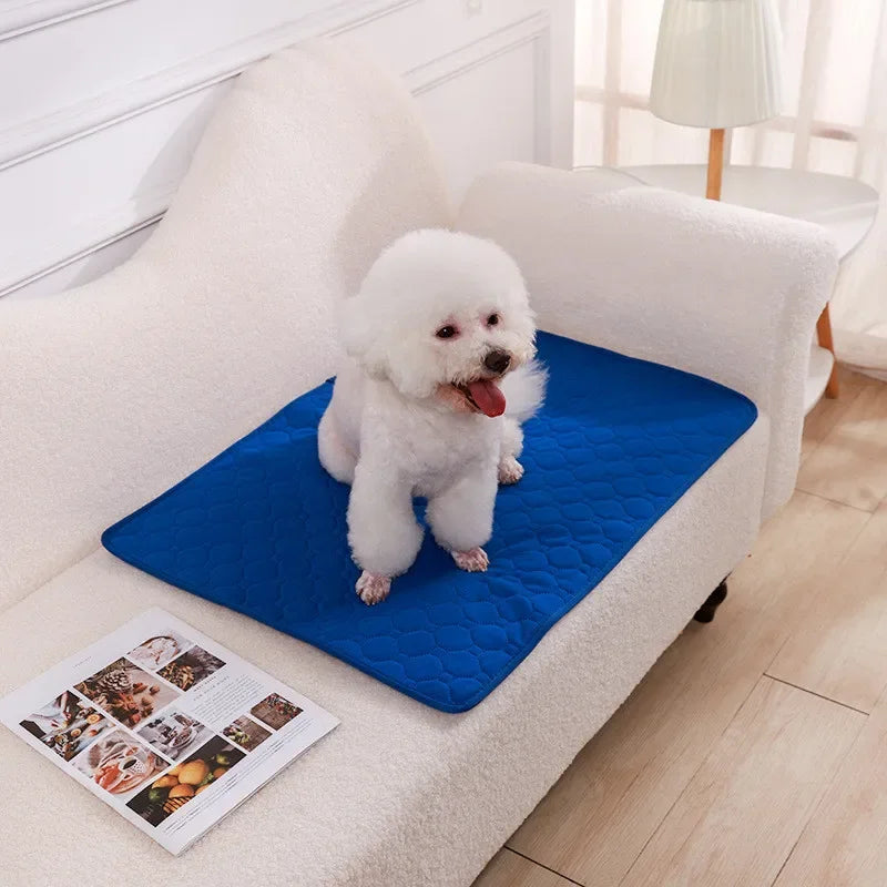 New Reusable Waterproof Pet Urine Pad Non-slip Absorbent Easy To Dry Puppy Training Pad  Diaper Mat Dog Car Seat Cover