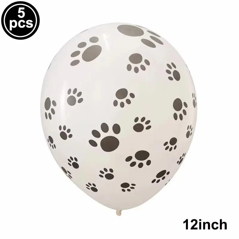 狗狗生日派對用品寵物狗一次性餐具紙盤餐巾紙杯小狗生日派對嬰兒派對裝飾品