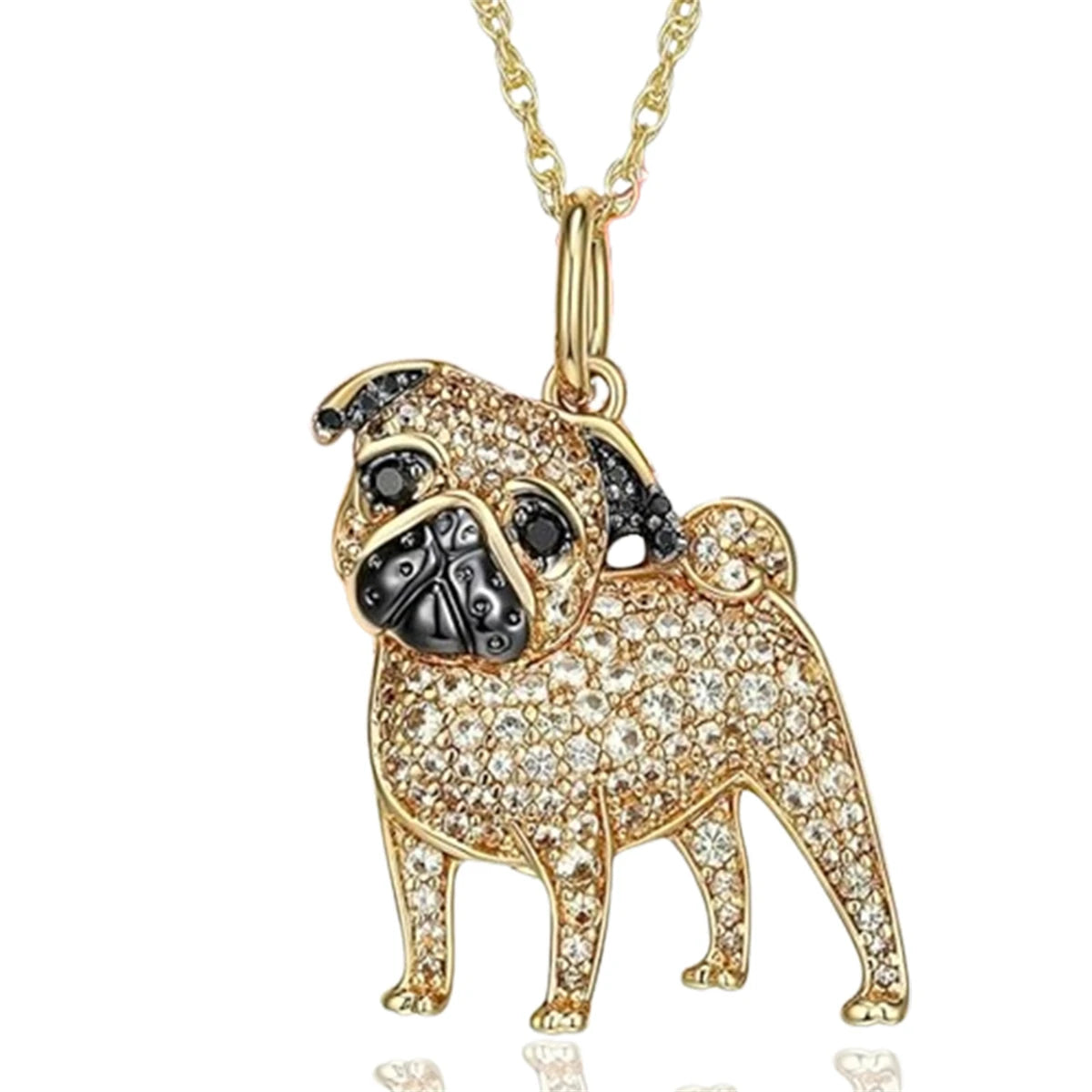 Exquisite and Cute Schnauzer Dog Pendant Necklace for Women Elegant Pet Puppy Jewelry Animal Accessories