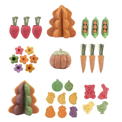 Guinea Pigs Hamster Rabbit Teeth Fruit Grinding Biscuit Small Pet Chew Toy Drop Shipping