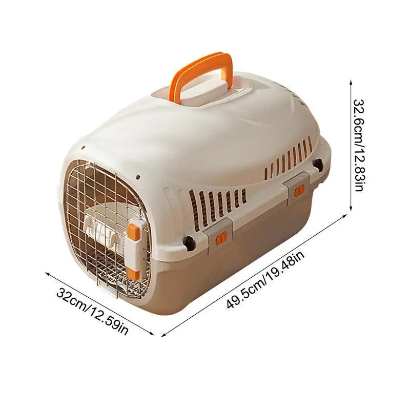 Portable Cat Cage Car Transport Carry Cage Car Transport Carry Cage Cats Pet Travel Carrier Portable Pet Travel Carrier For