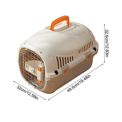 Portable Cat Cage Car Transport Carry Cage Car Transport Carry Cage Cats Pet Travel Carrier Portable Pet Travel Carrier For