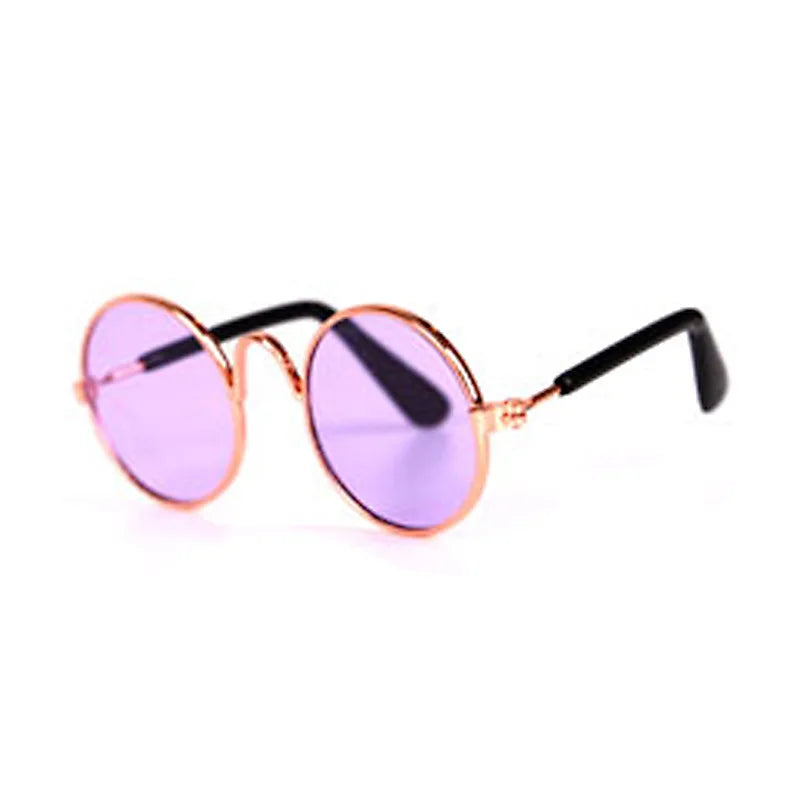 Handsome Pet Cat Glasses Eye-wear Retro Round Sunglasses for Small Dog Cat Pet Photos Props Accessories Pet Products