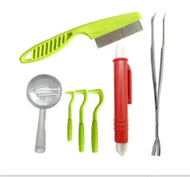 Dog Tick Remover Kit Easy Use Flea Remover Hook Tweezer For Dogs Tick Clamp Pets Cat Dog Miates Flea Extractor Accessories