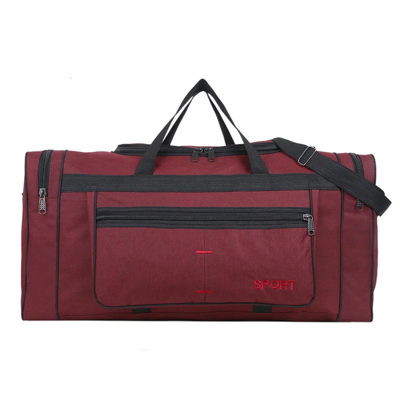 Super Large Capacity Men's Travel Bag Waterproof Big Duffle Bag For Women Male Weekend Trip Hand Luggage Packing Storage Bags