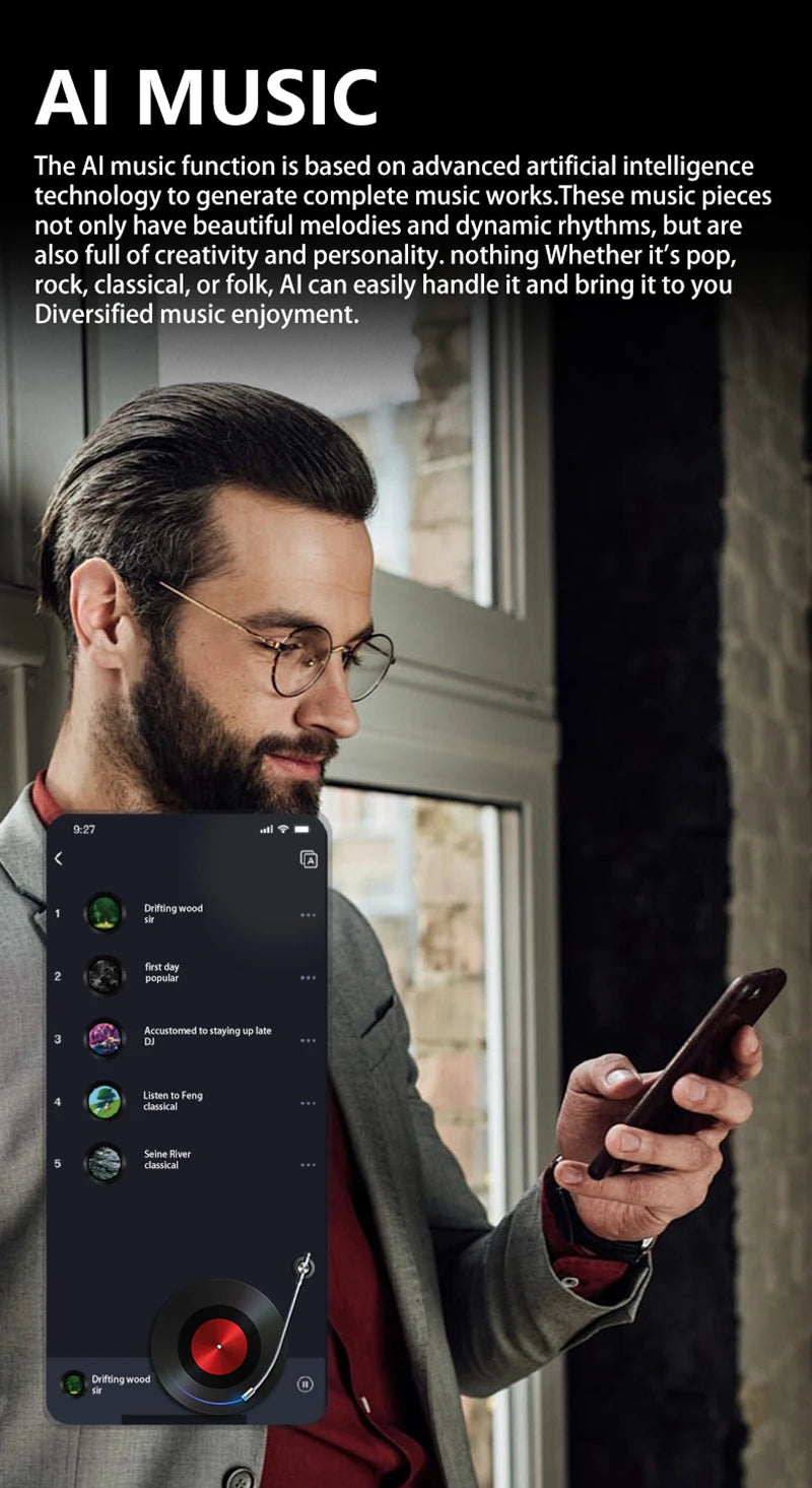 Xiaomi HY-C8 Smart Glasses AI Intelligent Translation Wireless Bluetooth Glasses Real-time Simultaneous Interpretation Headset