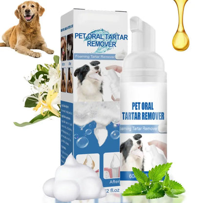 Pet Tartar Remover Natural Plaques Remover For Dogs Cats Freshen Breath Foam For Dogs Cats Support Healthy Gums Pet Care Product