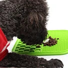 Poursweet 犬用舐めマット 吸​​盤付き スローフィーダー ペットの不安解消 猫の食事、ヨーグルト、ピーナッツバターのトレーニングに