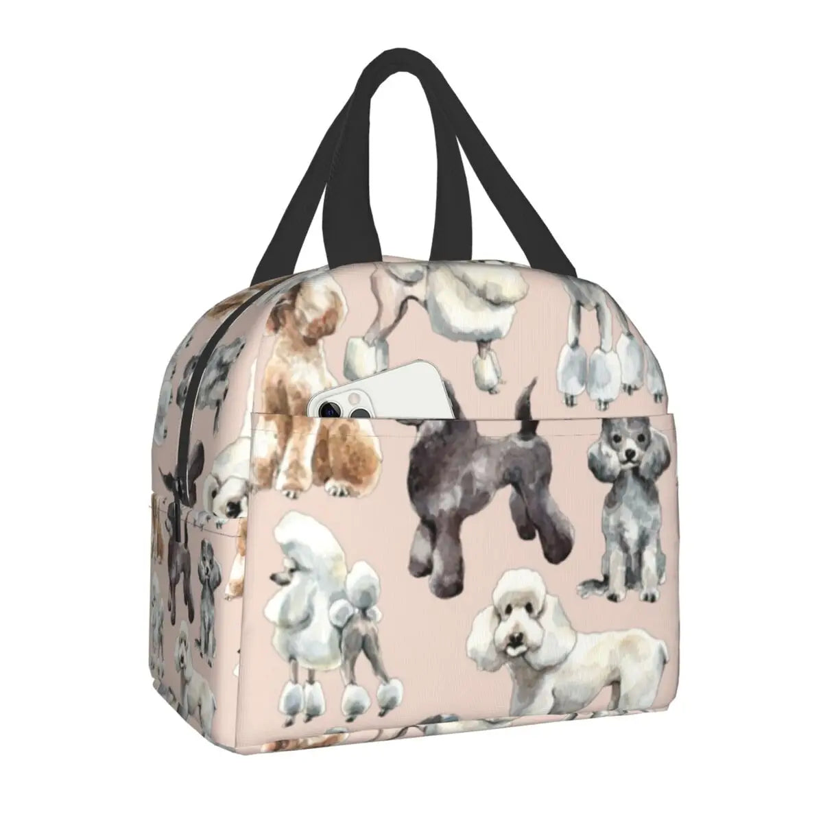 French Bulldog Dog Love Animal Pet Puppy Frenchie Insulated Lunch Bag for Outdoor Picnic Resuable Cooler Thermal Lunch Box