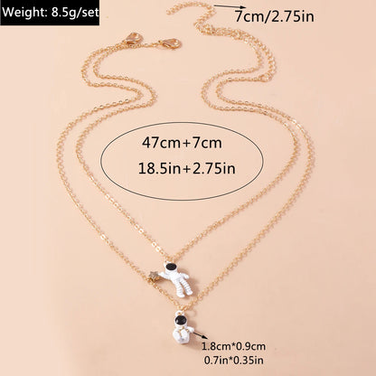 Cute Enamel Dog Cat Paw Necklaces for Women Men BFF Best Friends Couple Matching Pendant Necklace Set Birthday Gifts