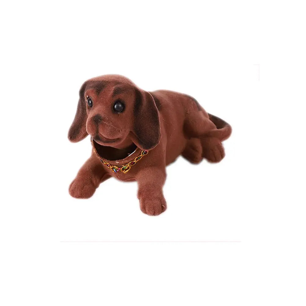 Creative Bobble Head Dog Figure Ornament Statue Cute Shaking Head Dog Car Ornament for Car Dashboard Tabletop Decoration Bobbing