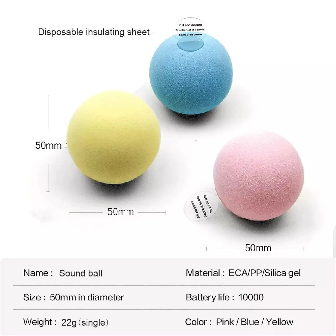 Smart Cat Toys Interactive Ball Plush Electric Catnip Training Toy Kitten Touch Sounding Pet Product Squeak Toy Ball Cat Supplie