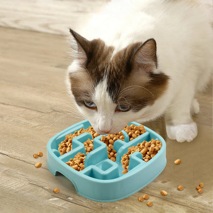 Pet Dog Slow Feeder Bowl Fun Non Slip Anti-Gulping Slower Food Feeding Dishes Eco Dog Bowl for Large Medium Small Dogs Puppy