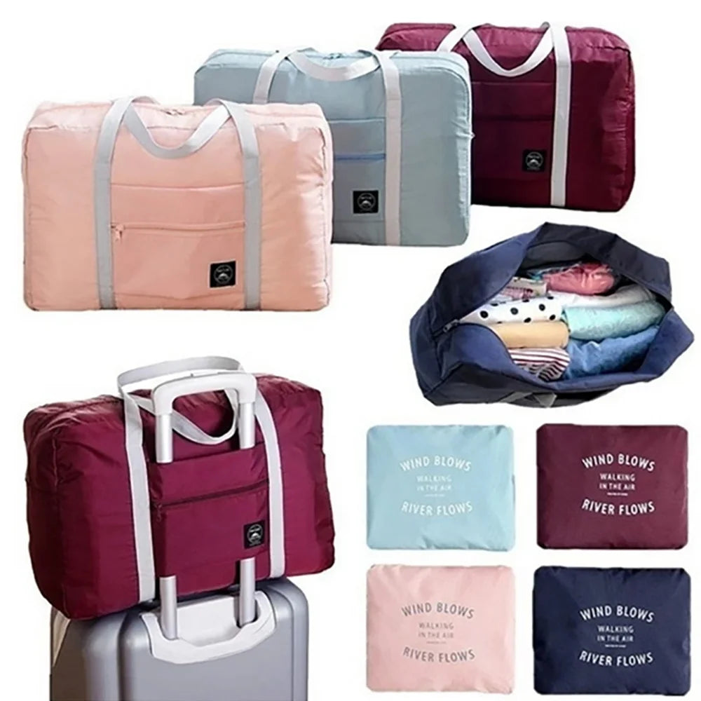 2023 New Nylon Foldable Travel Bags Unisex Large Capacity Bag Luggage Bag Women WaterProof Handbags Men Travel Bags Storage Pack