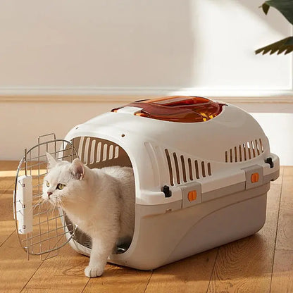 Portable Cat Cage Car Transport Carry Cage Car Transport Carry Cage Cats Pet Travel Carrier Portable Pet Travel Carrier For