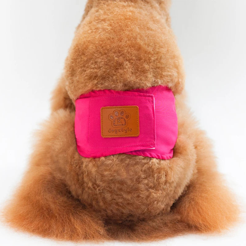 Solid Color Male Dog Diapers – Washable Cotton Dog Shorts