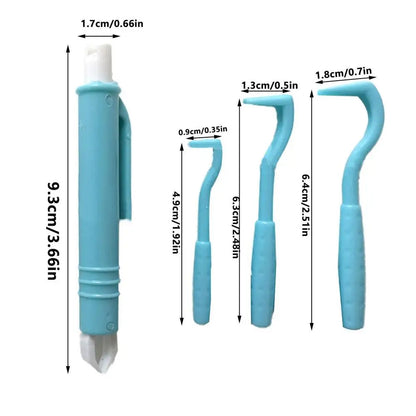 4Pcs Tick & Flea Remover Set for Dogs, Cats & Pets