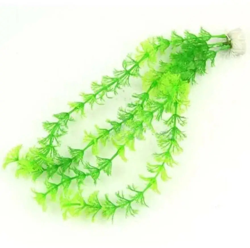 Plastic Aquarium Fish Tank Decor Water Weeds Plant Artificial Green Grass