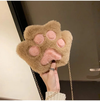 Japanese Style Kawaii Bag Women Cartoon Plush Shoulder Bag for Women 2022 New Crossbody Bag Small Phone&Purse Bag Bolsa Feminina