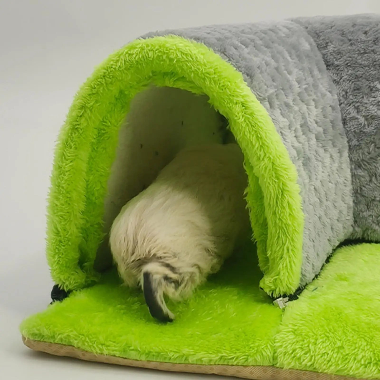 Small Animals Tunnel Guinea Pig Hideout Breathable Playground Removable Mat Pets Cave Guinea Pig House for Hamster Cat Kitten