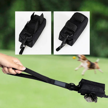 Portable Dog Poop Bag Dispenser Pouch Biodegradable Holder