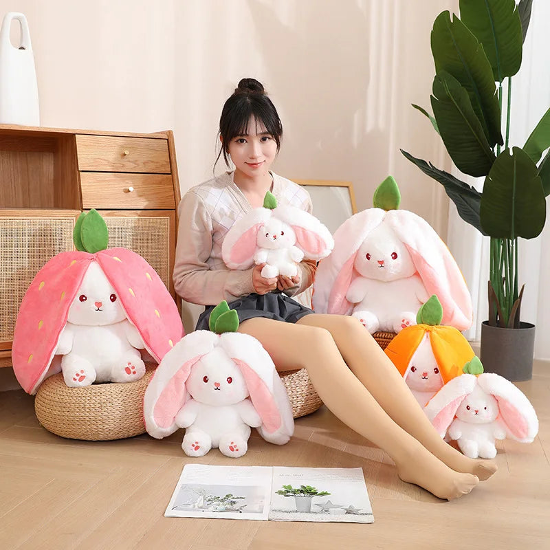 35cm Creative Funny Doll Carrot Rabbit  Toy Stuffed Soft Bunny  Toys for Kids Girls Birthday Gift