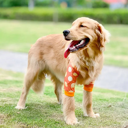 犬用肘プロテクター 肘ブレースパッド 中型犬・大型犬用 犬用膝パッド 衣類関節保護カバー 耐摩耗性 ペット用品