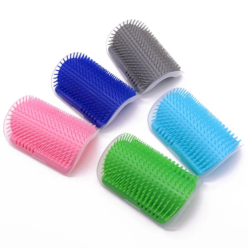 Pet Cat Corner Scrubber Massager Cat Scratching Scratching Scratcher Cat Brush Comb Massage Corner Brush Pet Supplies