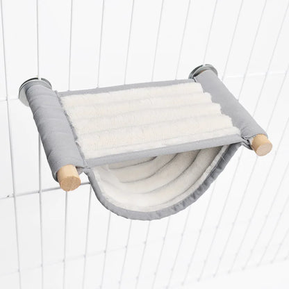 Pet Hanging Hammock Warm Nest Bed Removable Washable Parrot Bird Cage Perch For Parrot Hamster House Accessories
