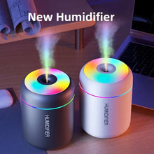 180ML 迷你空氣加濕器 USB 電動香薰機精油淨化器香薰噴霧器適用於車用家用臥室