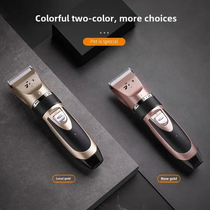 Rechargeable low-noise pet grooming clipper for dogs & cats