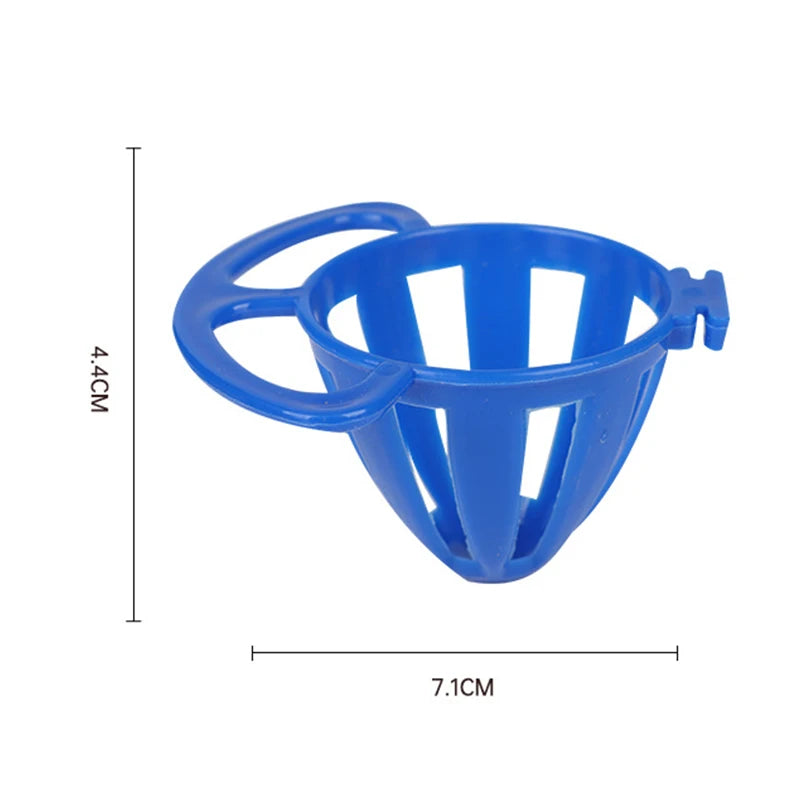 1PC Bird Parrot Feeder Cage Fruit Vegetable Holder Cage Access Hanging Basket Container Toy Pet Parrot Feeder Cage Supplies