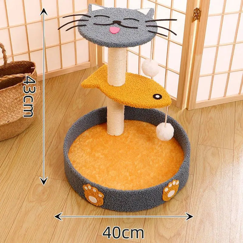 Cats Scratcher Cat Tree House Scratching Post for Cats Climbing Shelf Cat Tree Tower Condo Furniture Pet Products Scratch Frame