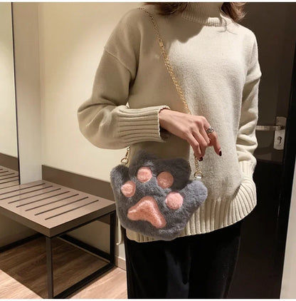 Japanese Style Kawaii Bag Women Cartoon Plush Shoulder Bag for Women 2022 New Crossbody Bag Small Phone&Purse Bag Bolsa Feminina