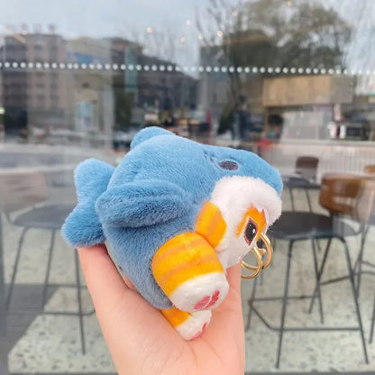 12cm Kawaii Anime Mofusand Plush Keychain Pendant Cartoon New Pp Cotton Doll School Bag Pendant Children's Prize Birthday Gift