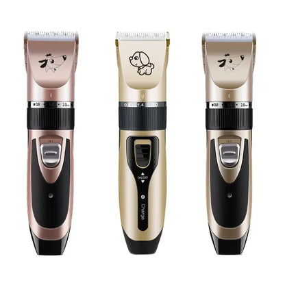 Rechargeable low-noise pet grooming clipper for dogs & cats